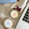 Minimalist Daisy Bloom candle styled on a bedside table for aesthetic home decor in Perth.