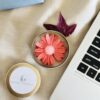 floral soy candle gift handmade in Australia