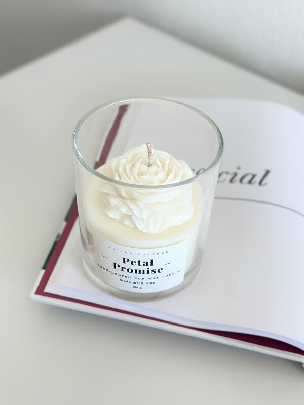 Luxury peony candle for weddings, engagements, and gifts in Australia