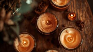 Coffee scented soy candles Australia – hand-poured premium candles by Krisha Essence