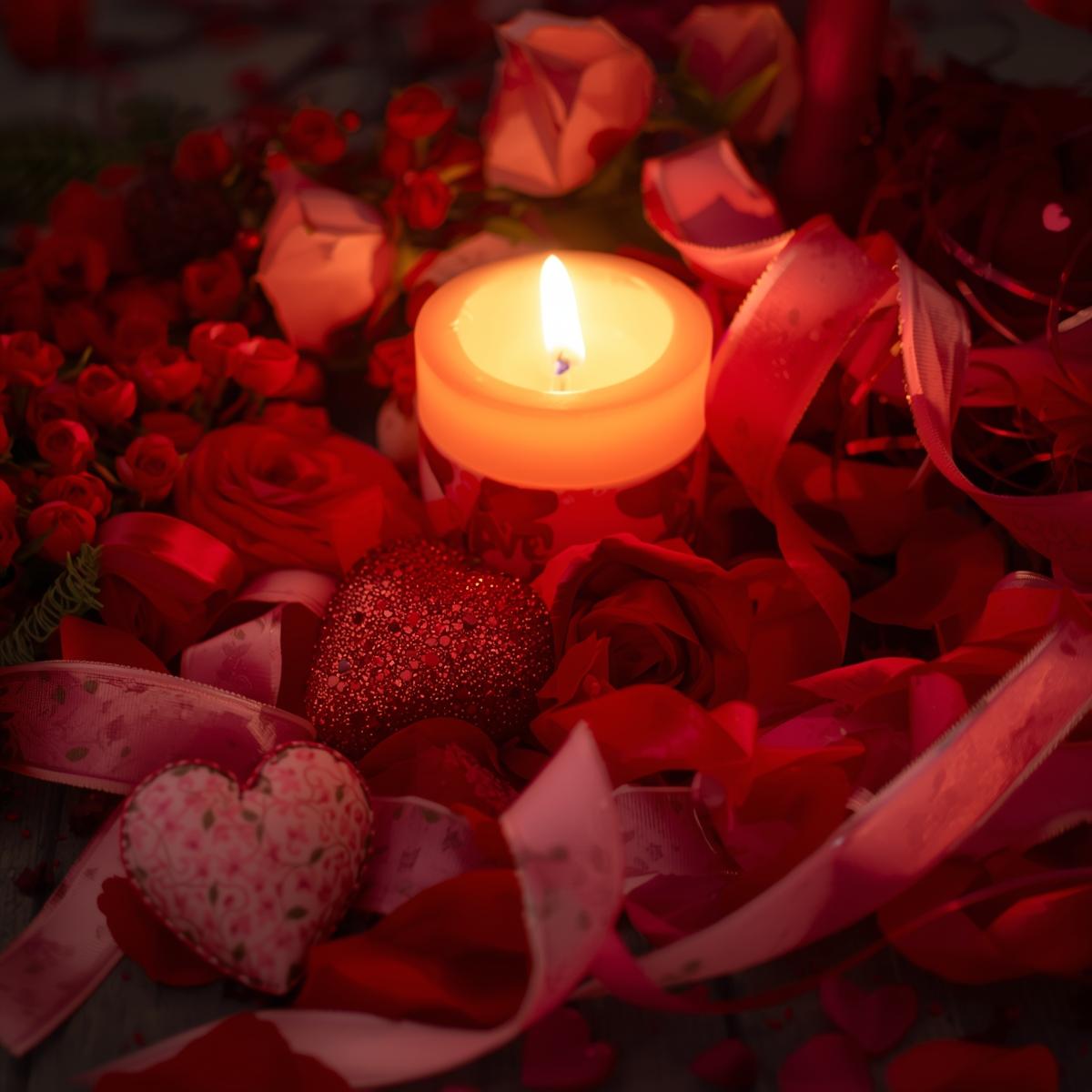 Limited edition Valentine’s Day soy candles and heart-shaped gift sets handcrafted in Australia by Krisha Essence.